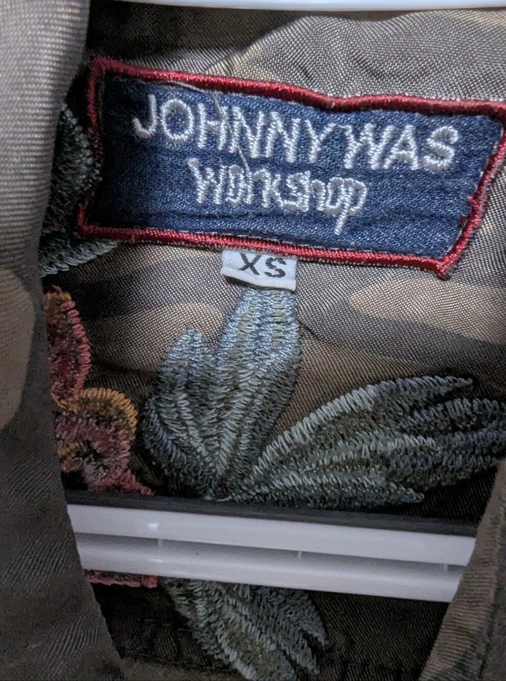 Johnny Was Workshop Embroidered Camo Jacket Size XS - Picture 5 of 14